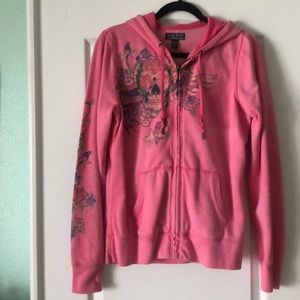 Lucky Brand pink hoodie